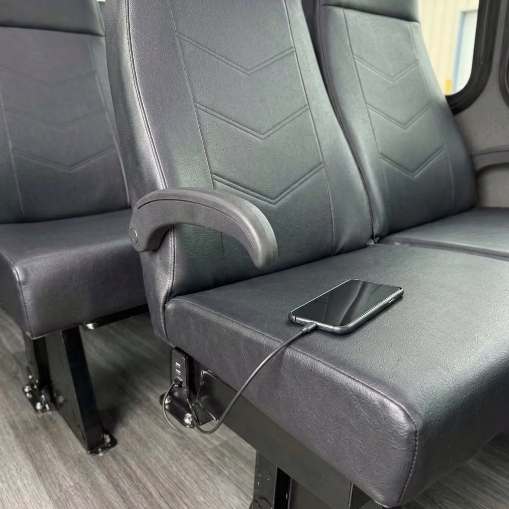 opelika 15 passenger minibus usb charging