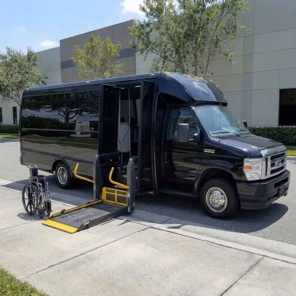 opelika 18 passenger minibus wheelchair lift
