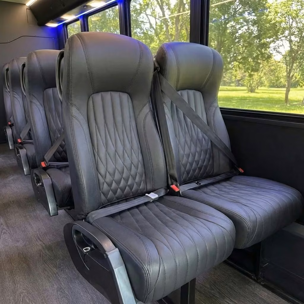 opelika 20 passenger minibus high back seats