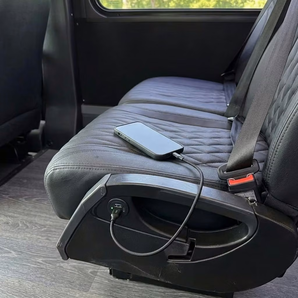 opelika 20 passenger minibus usb charging