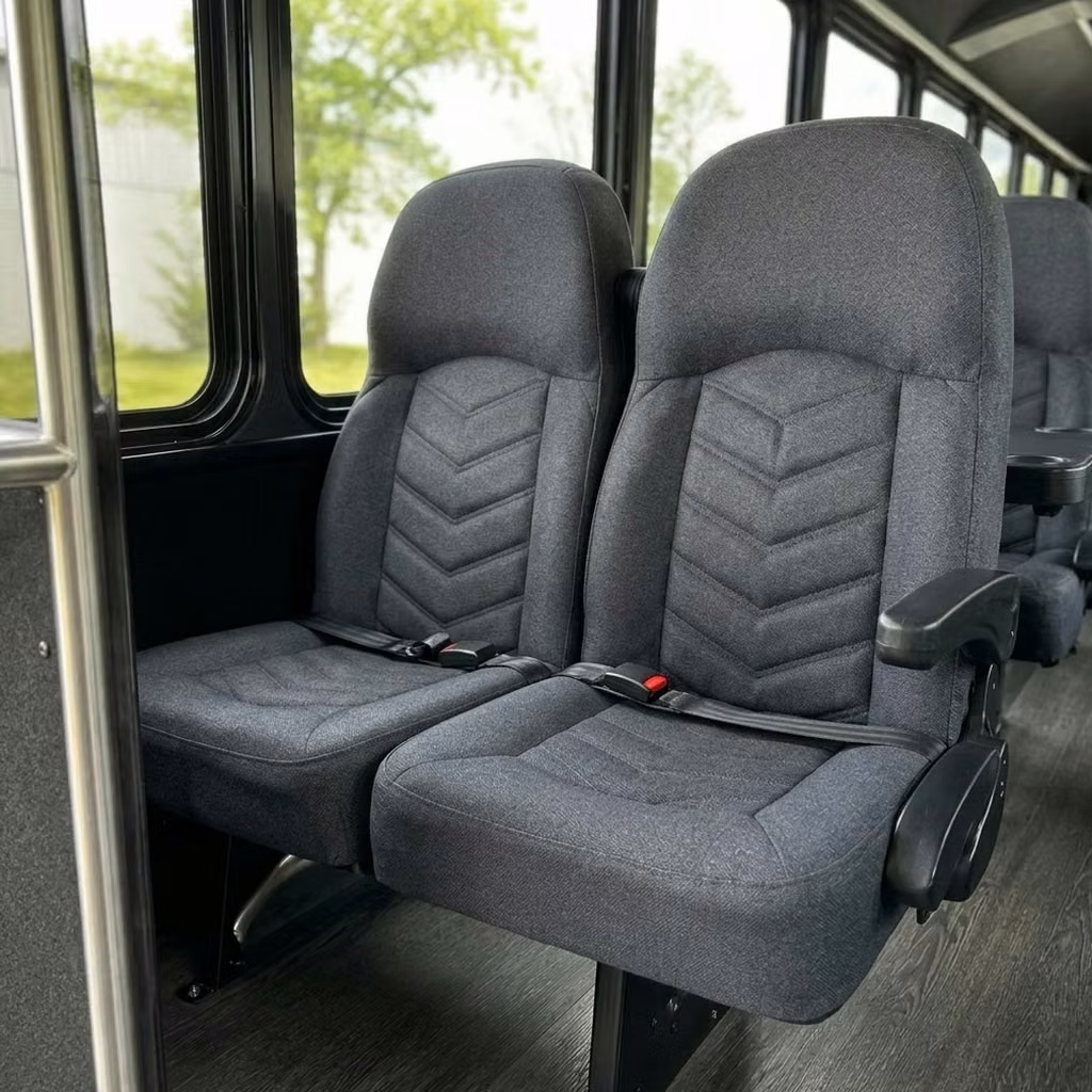 opelika 25 passenger minibus high back seats
