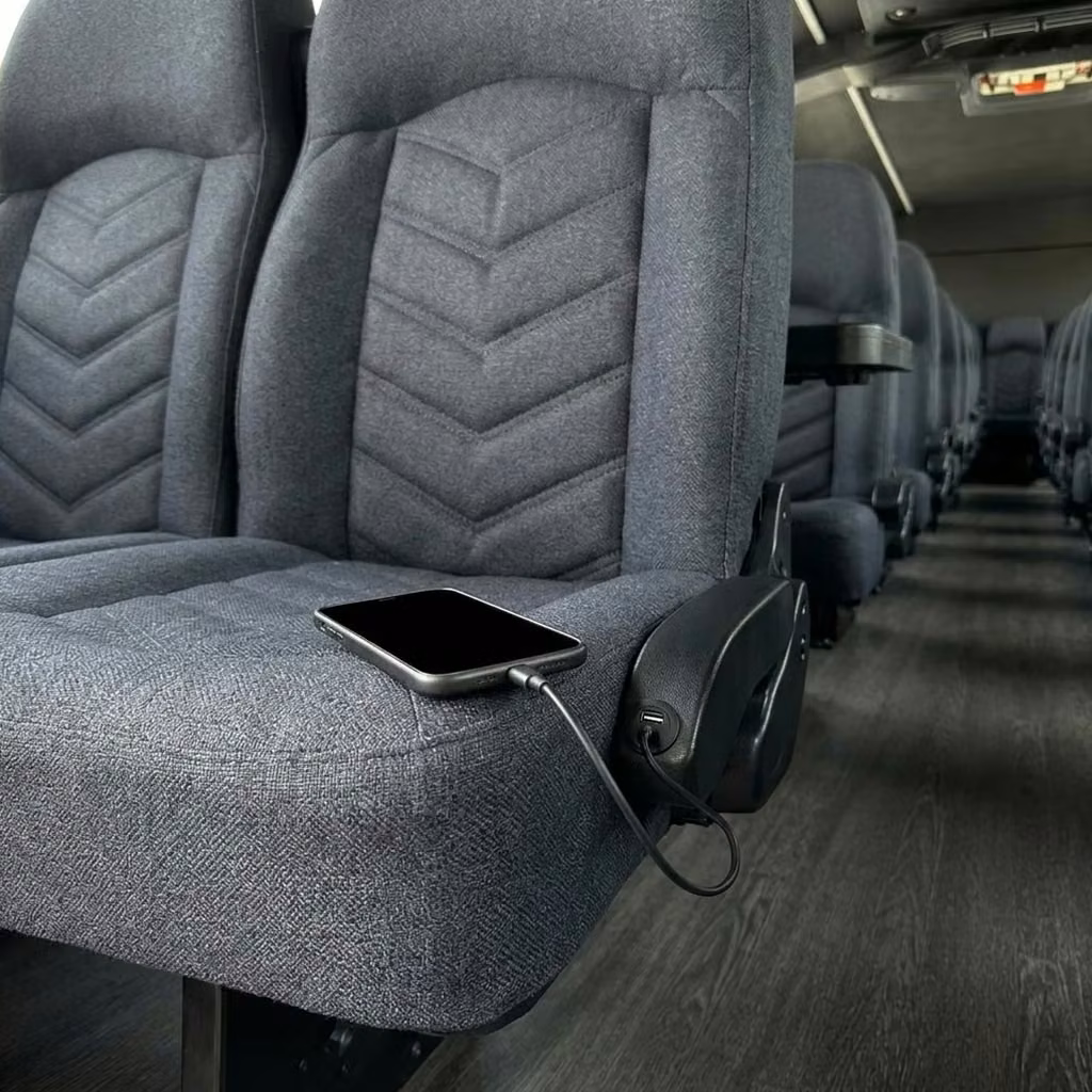 opelika 25 passenger minibus usb charging