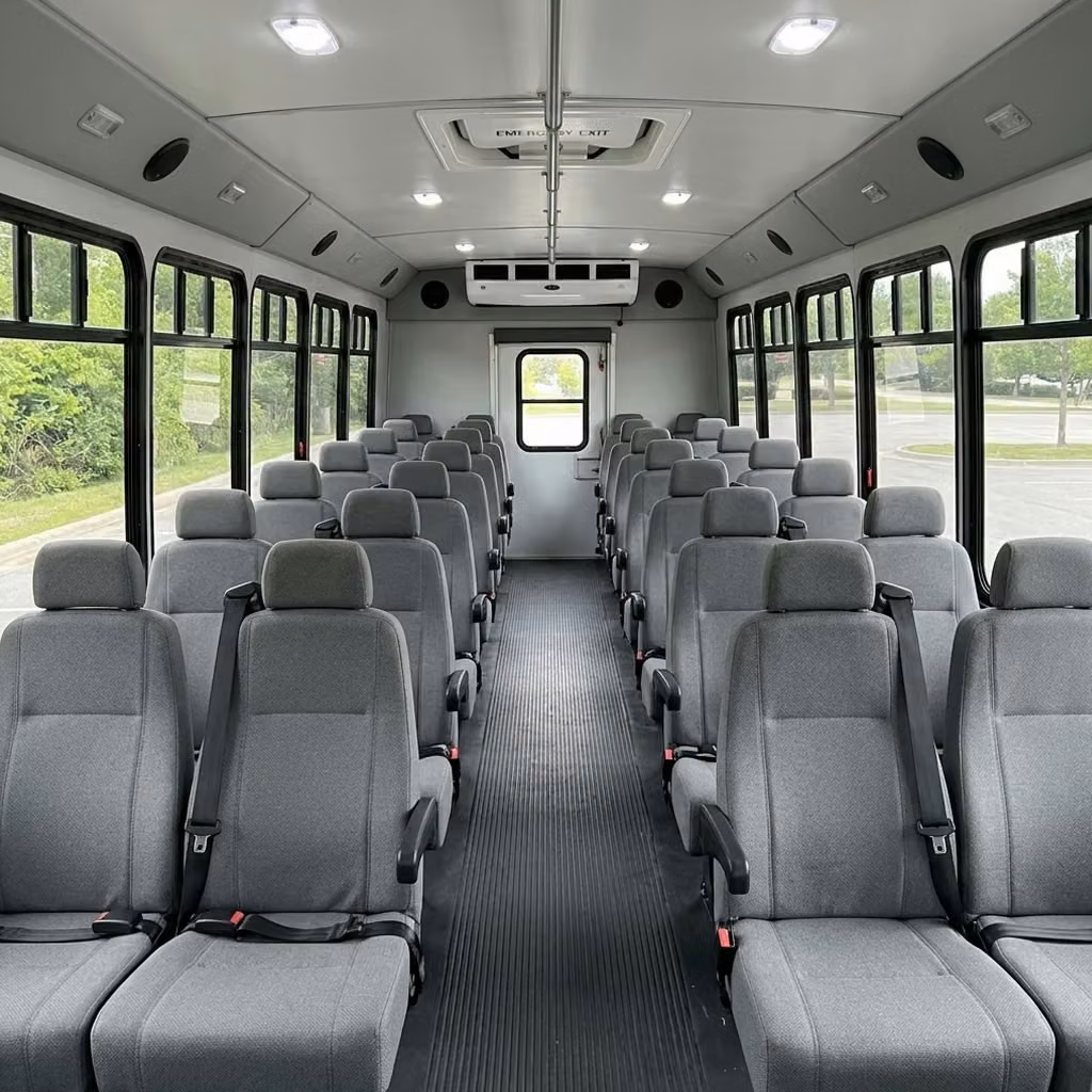 opelika 30 passenger minibus seating