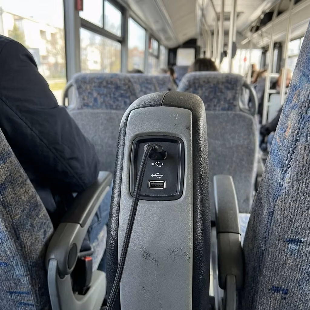 opelika 35 passenger minibus usb charging