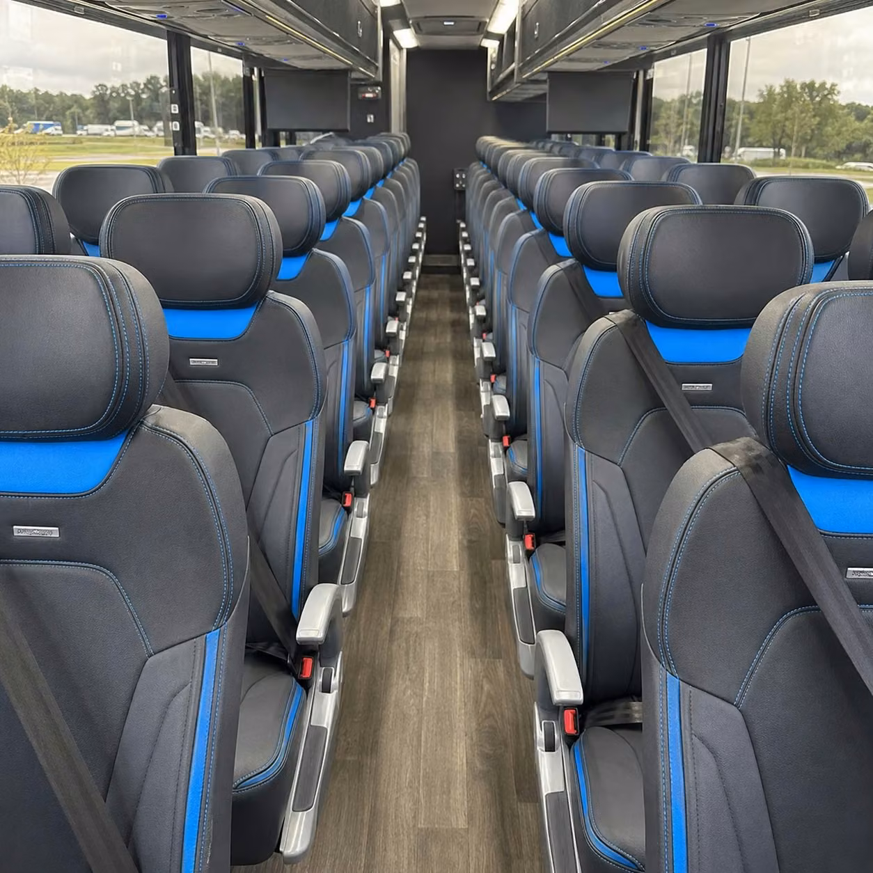 opelika charter bus interior 3