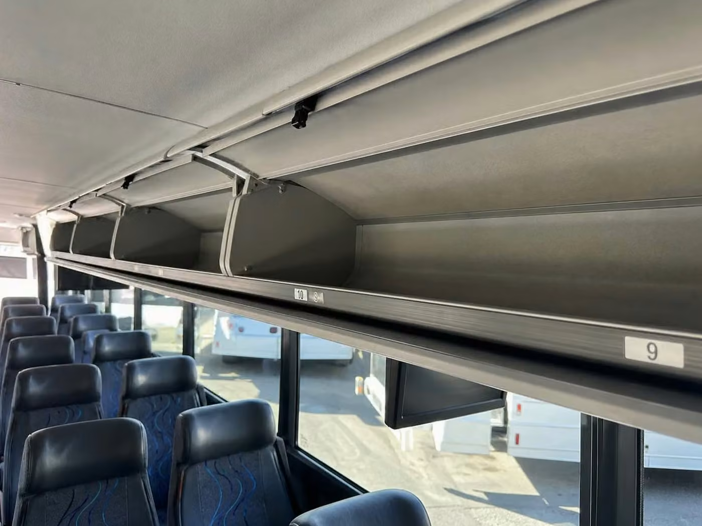 opelika charter bus overhead storage