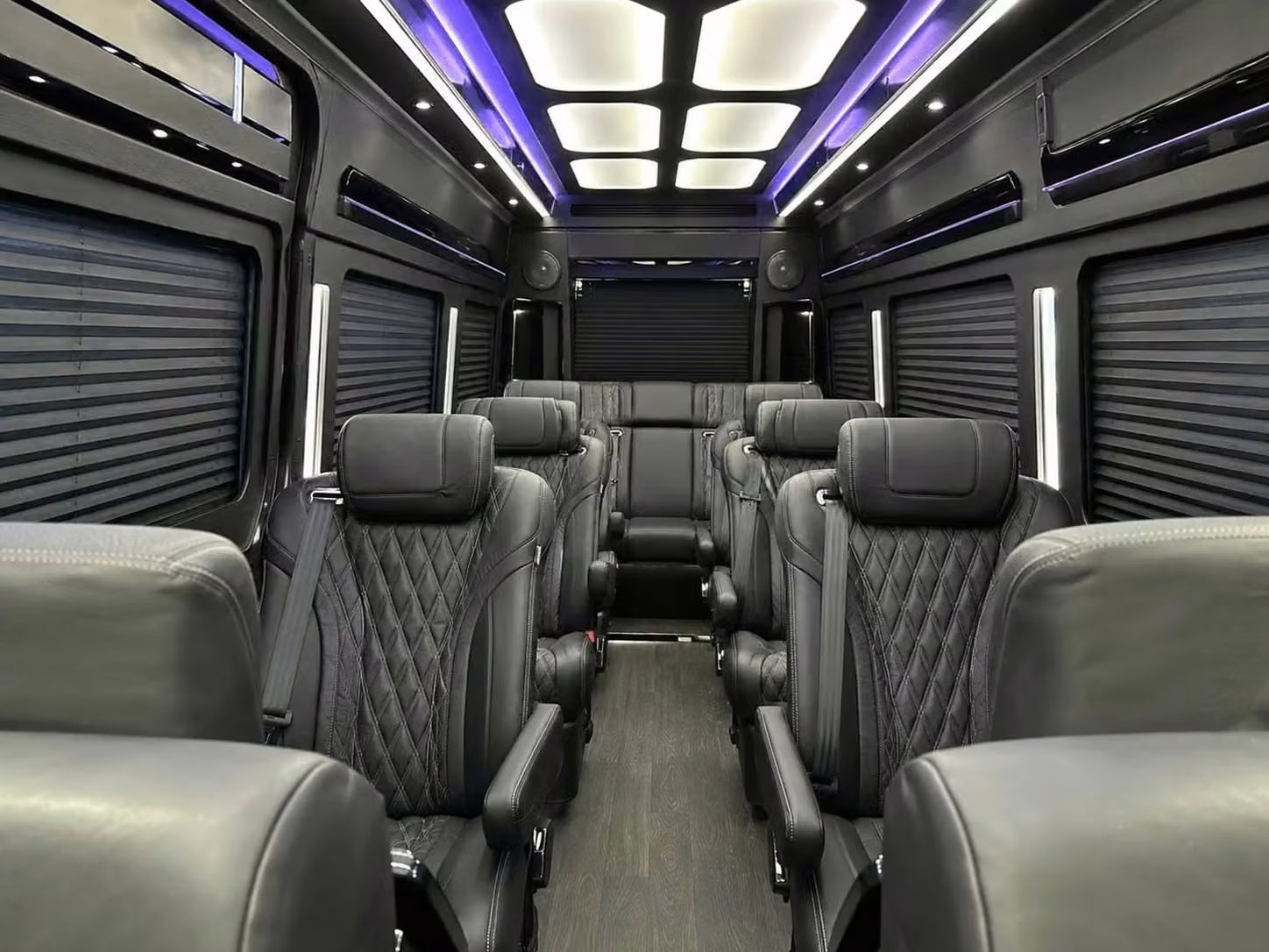 opelika sprinter van rental with driver reclining seats