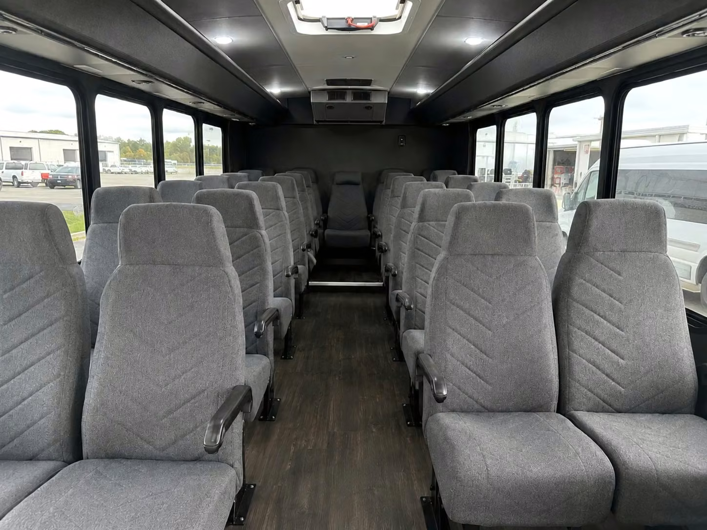 15 passenger minibus interior