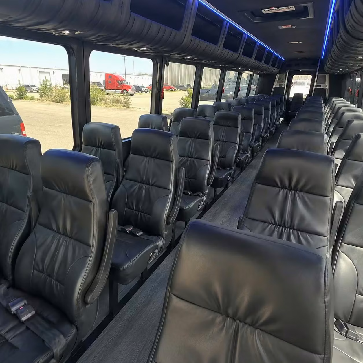 35 passenger minibus inside