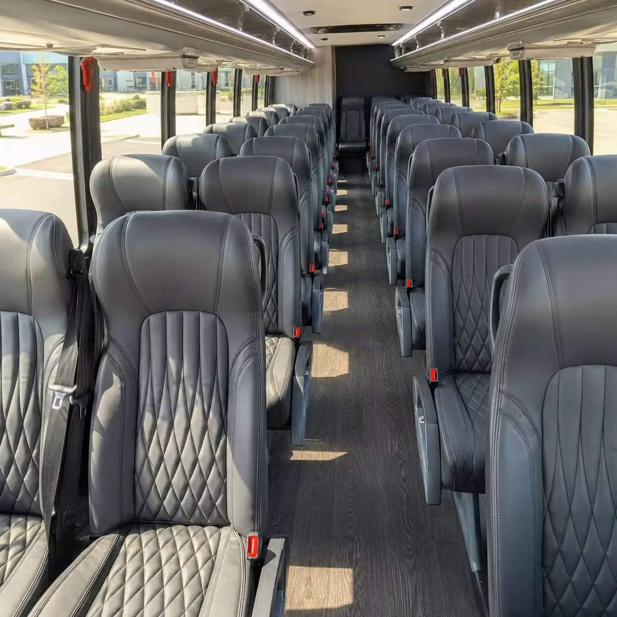 35 passenger minibus interior